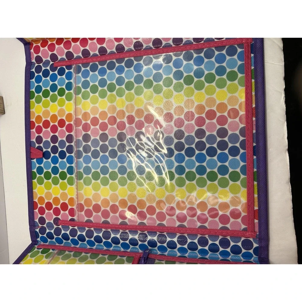 Lisa Frank A5 Girls Stationery Portfolio Folder Multicolor Animal Organizer